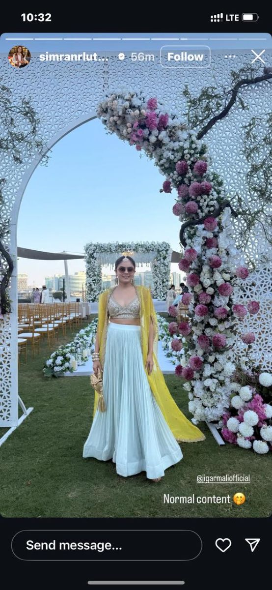 Simran Luthria x Jigar Malisha