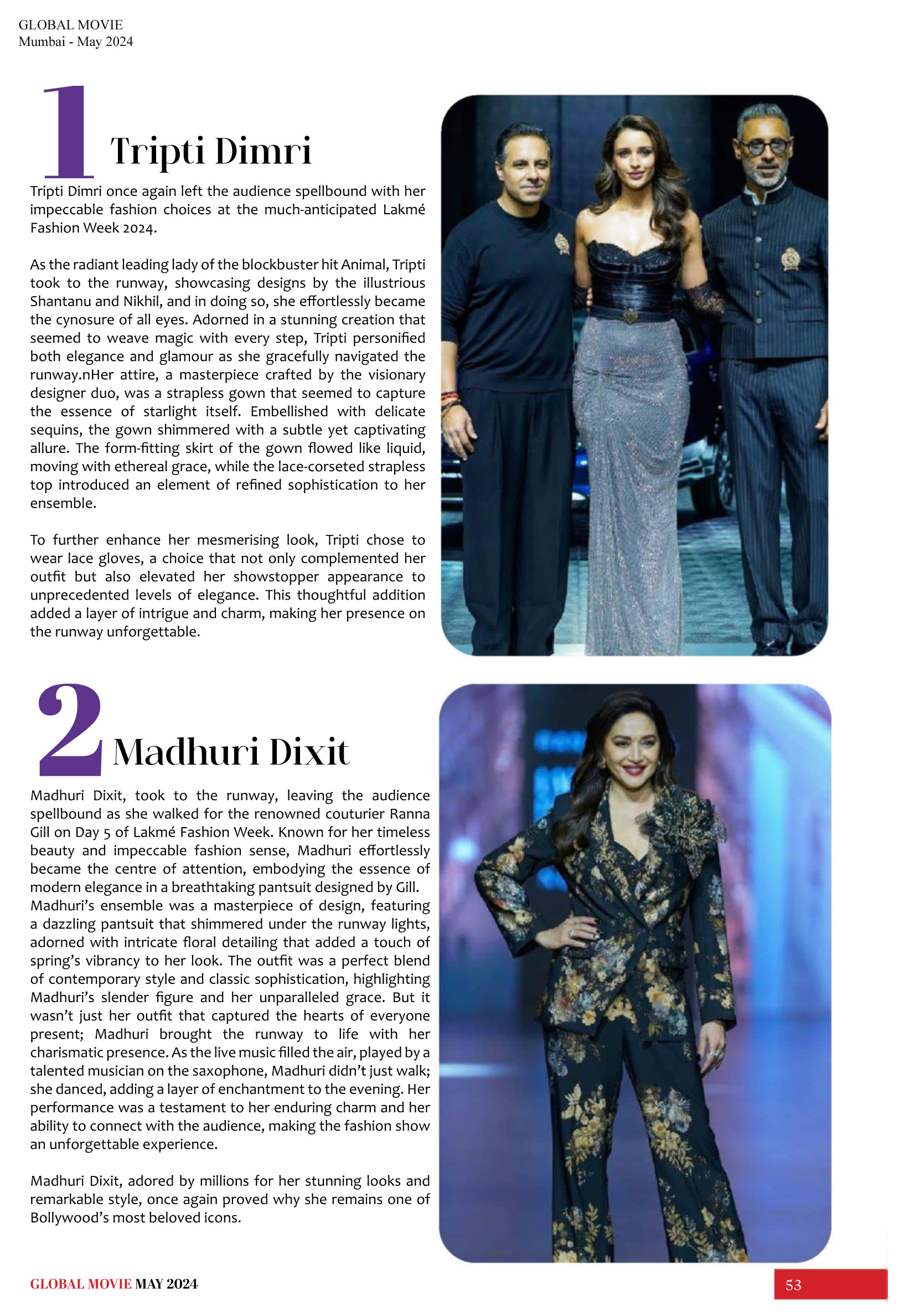 GLOBAL MOVIE Magazine X Ranna Gill